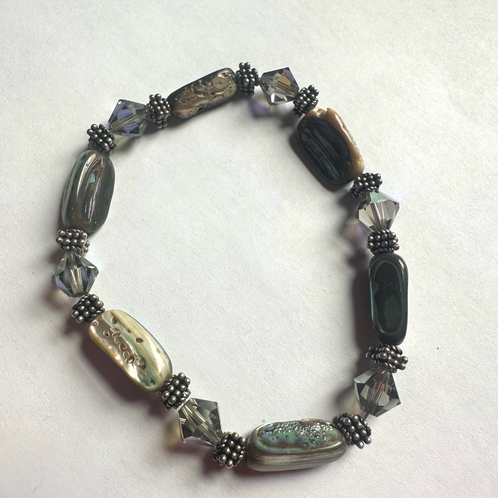 Paua Shell Bracelet - Picture 2 of 2